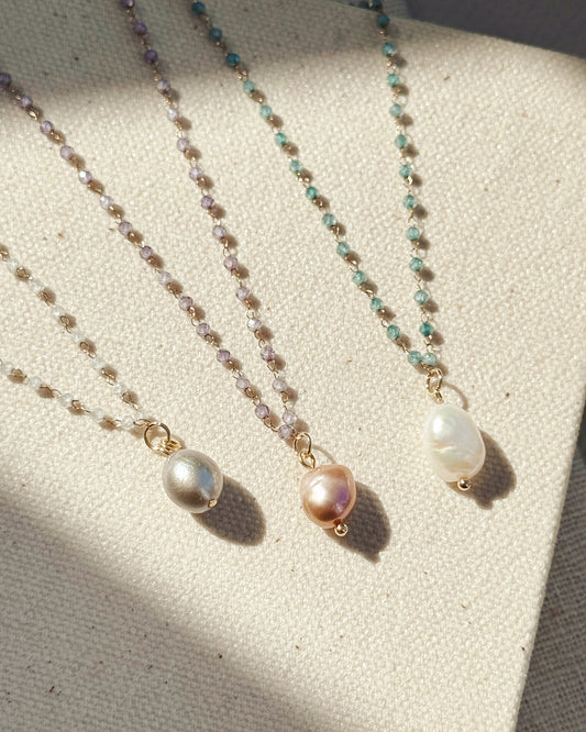 8-6878 Gracie Rose Baroque Fine Crystal Link Chain Necklace